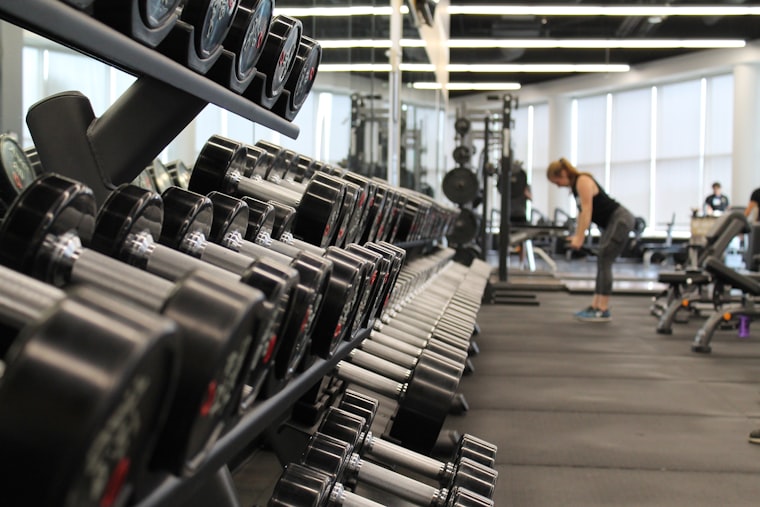 Interno di una palestra attrezzata a Roma EUR